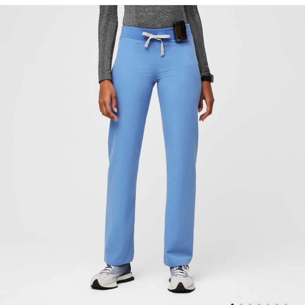 Figs Livingston Basic Scrub Pants, Ciel Blue